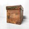Caja de transporte de té japonesa vintage de madera, años 50, Imagen 17
