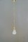 Art Deco Pendants with Opaline Glass Shades, Vienna, 1920s, Set of 2, Image 4