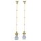 Art Deco Pendants with Opaline Glass Shades, Vienna, 1920s, Set of 2, Image 1