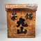 Caja de transporte de té japonesa de madera, años 50, Imagen 23
