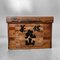 Caja de transporte de té japonesa de madera, años 50, Imagen 16