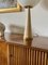 Lampada da tavolo conica in pergamena e ottone, Francia, anni '60, Immagine 12