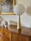 Lampada da tavolo conica in pergamena e ottone, Francia, anni '60, Immagine 2