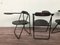 Italienische Vintage Flap Chairs von Paolo Parigi, 1980er, 3er Set 22