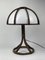 Bamboo Rattan Mushroom Table Lamp, Dutch, 1970s, Image 17