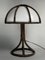 Lampe de Bureau Champignon en Bambou, Pays-Bas, 1970s 8