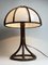 Bamboo Rattan Mushroom Table Lamp, Dutch, 1970s, Image 3