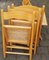 Vintage Wooden Folding Chairs with Viennese Braid Seats, Set of 4 8