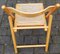 Vintage Wooden Folding Chairs with Viennese Braid Seats, Set of 4 7