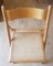 Vintage Wooden Folding Chairs with Viennese Braid Seats, Set of 4 5