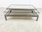Vintage Sliding Top Coffee Table attributed to Belgochrom / Dewulf Selection, 1970s 1