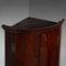 Georgian English Bow Front Corner Cabinet, 1770s 8