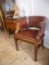 Jugendstil Sessel aus Holz & Rindsleder, 1910 21
