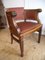 Art Nouveau Armchair in Wood and Cow Leather, 1910, Image 17