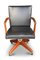 Black Adjustable Swivel Desk Chair from Hillcrest, 1920s, Image 2