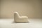 Malu Lounge Chairs in White Boucle by Claudio Vagnoni, Italy, 1970s, Set of 2 8