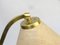 Vintage Table Lamp in Brass with Lampshade in Fiberglass, 1960s, Image 15