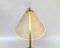 Vintage Table Lamp in Brass with Lampshade in Fiberglass, 1960s 13