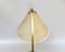 Vintage Tischlampe aus Messing mit Lampenschirm aus Fiberglas, 1960er 13