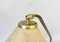 Vintage Tischlampe aus Messing mit Lampenschirm aus Fiberglas, 1960er 18