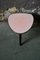 Mid-Century Pink Tripod Table or Plant Stand 3