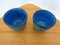 Italian Rimini Blue Ceramic Cachepots by Aldo Londi for Bitossi, 1960s, Set of 2 7