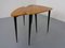 Tables d'Appoint Triangulaires Mid-Century en Bouleau, 1960s, Set de 2 3