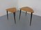 Mid-Century Triangular Birch Side Tables, 1960s, Set of 2 5