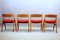 Teak Model 16 Dining Rooms by Johannes Andersen for Uldum, Set of 4, Image 16