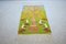 Tapis Art Scandinave avec Motif Oiseau, 1970s 1