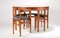Mid-Century Teak Space Saver Extending Dining Table and Chairs, England 1970s, Set of 5, Image 15