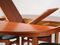 Mid-Century Teak Space Saver Extending Dining Table and Chairs, England 1970s, Set of 5 5