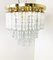 Flush Mount Chandelier from Glashutte Limburg, 1970s, Image 9