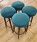 Danish Stools, 1970s, Set of 4 3