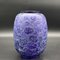Vase Monnaie du Pape in Purple Glass with White Patina 11