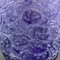 Vase Monnaie du Pape in Purple Glass with White Patina 9