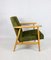 Grüner Olivgrüner Vintage Sessel, 1970er 7