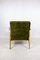 Vintage Green Olive Easy Chair, 1970s 4