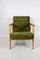 Grüner Olivgrüner Vintage Sessel, 1970er 9