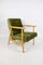 Vintage Green Olive Easy Chair, 1970s 8