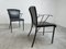 Vintage Black Leather Dining Chairs by Arrben, 1980s, Set of 4 4