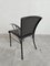 Vintage Black Leather Dining Chairs by Arrben, 1980s, Set of 4 2