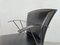 Vintage Black Leather Dining Chairs by Arrben, 1980s, Set of 4, Image 9