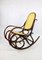Vintage Brown Rocking Chair by Michael Thonet, Image 10