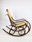 Vintage Brown Rocking Chair by Michael Thonet 4