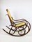 Vintage Brown Rocking Chair by Michael Thonet, Image 4