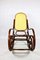 Rocking Chair Vintage Marron par Michael Thonet 11