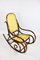 Rocking Chair Vintage Marron par Michael Thonet 3
