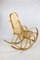 Vintage Natural Wood Rocking Chair by Michael Thonet 5