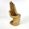 Hand-Shaped Buddha Chair in Exotic Wood, 1960s 1